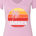 thumbnail image 4 of Inktastic Jamaica Vacation Trip Women's V-Neck T-Shirt, 4 of 5