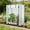 White, variant on Luxcidy White Portable Mini Greenhouse, Large Clear Grow Tent for Outdoor Plants and Patio