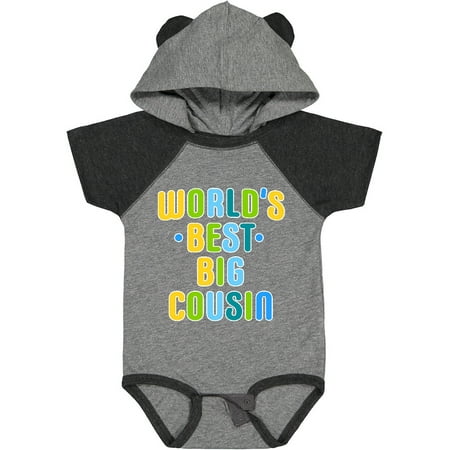 

Inktastic Worlds Best Big Cousin Gift Baby Boy Bodysuit