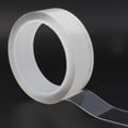 thumbnail image 2 of M Buder Transparent Multifunctional Adhesive Tape Waterproof Kitchen Bathroom Caulk Strip for Sink Basin and Toilet, 1.2 in x 118.1 in (3cm x 300cm), 2 of 9