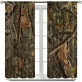 thumbnail image 2 of Camouflage Curtains Camo Camouflage Green Militarily Abstract Art Curtain with Rod Pocket for Living Room Apartment Home Decor Drapes Window Treatments 2 Panels Set 42x84 Inch, 2 of 4