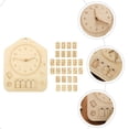 thumbnail image 4 of 1 Set of Kids Educational Toy Wooden Clock Cognitive Toy Clock Puzzle Block Learning Toy, 4 of 8
