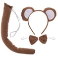 thumbnail image 2 of Set de 3 piezas: Diadema, pajarita y cola de mono de dibujos animados para bebés y niños, ideal para fiestas de disfraces., 2 of 8
