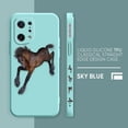 thumbnail image 3 of Case For OPPO FIND X6 X3 REALME X7 X50 RENO 2 4Z 4 6 Lite 5Z 5F 4G 5G PRO Liquid Silicone Case Galloping Horses, 3 of 5