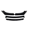 thumbnail image 2 of Zyutaosan Universal 4Pcs Glossy Black Car Front Bumper Splitter Lip Diffuser Spoiler Body Kit Chin Spoiler Splitter Wing Body Kit Full Surrounded, 2 of 5
