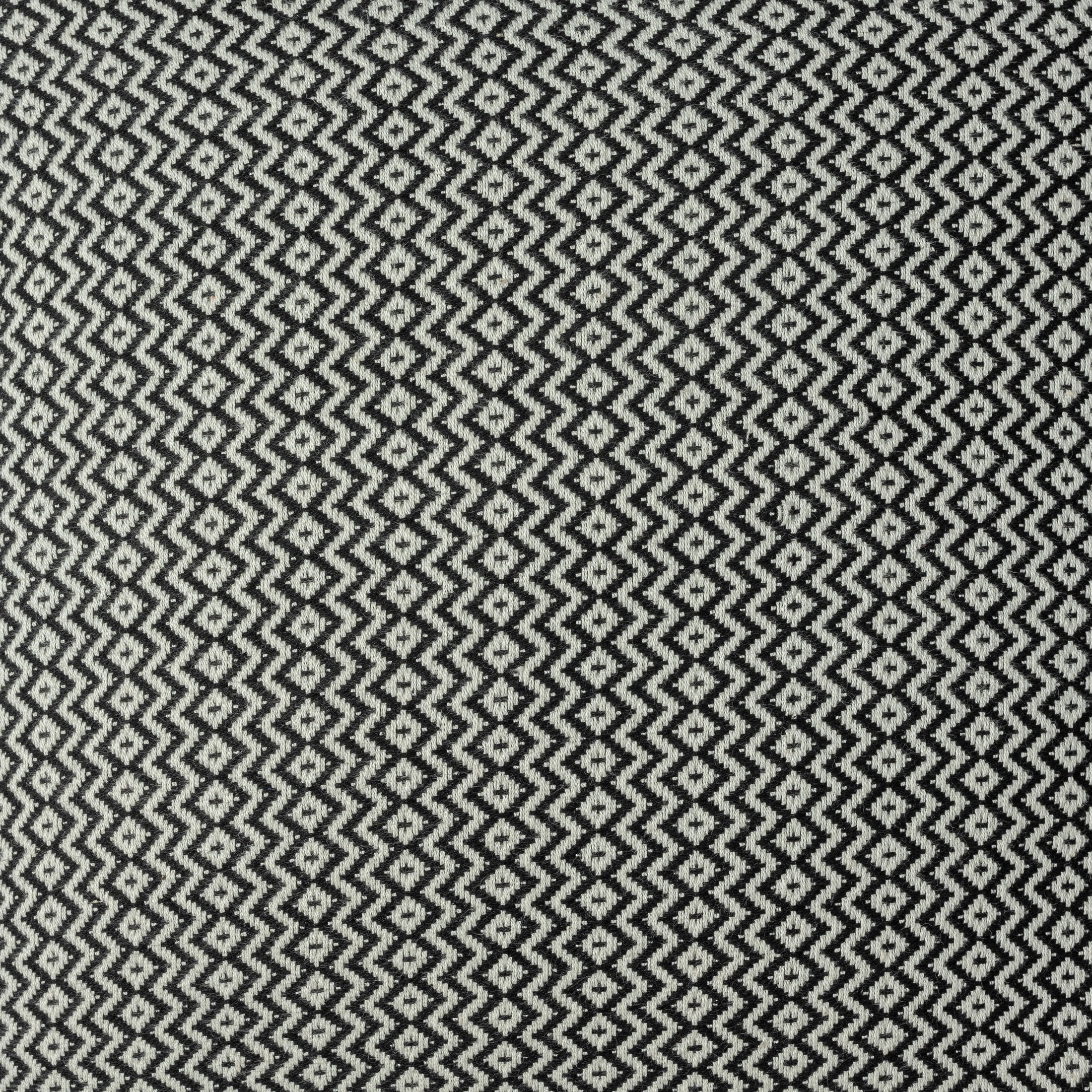 Ox Bay Sasha 18" x 18" Black Chevron Stripe Turkish Cotton Adult Decorative Throw Pillow
