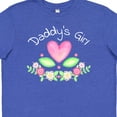 thumbnail image 4 of Inktastic Daddy's Girl Heart Flowers Youth T-Shirt, 4 of 5