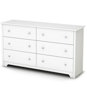 Nexera Pocono 6 Drawer Double Dresser Espresso Walmart Com