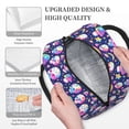 thumbnail image 3 of Fotbe Skull mushroom rainbow space Pattern Lunch Bag, Insulated Lunch Box, Small Leakproof Cooler Food Lunch Containers Reusable High Capacity Lunch Tote Bags for Work, Travel, Outdoor, 3 of 6