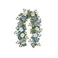 thumbnail image 2 of Rattan Decorations Handrail Wrap, Blue Plastic Easter Rattan Garland for Staircase and Door Frame Trim, Reusable Holiday Home Decor, Vsgery, 2 of 9