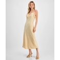 thumbnail image 2 of Lucy Paris YELLOW Women's Sienna Ruffled Slip Dress, US Medium, 2 of 4