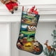 thumbnail image 2 of The Loud House Tema: Calcetines de Navidad, fino lino blanco para colgar en escaleras y chimenea, decoración navideña para el hogar, regalo de Navidad. 45cm × 32cm, 2 of 5