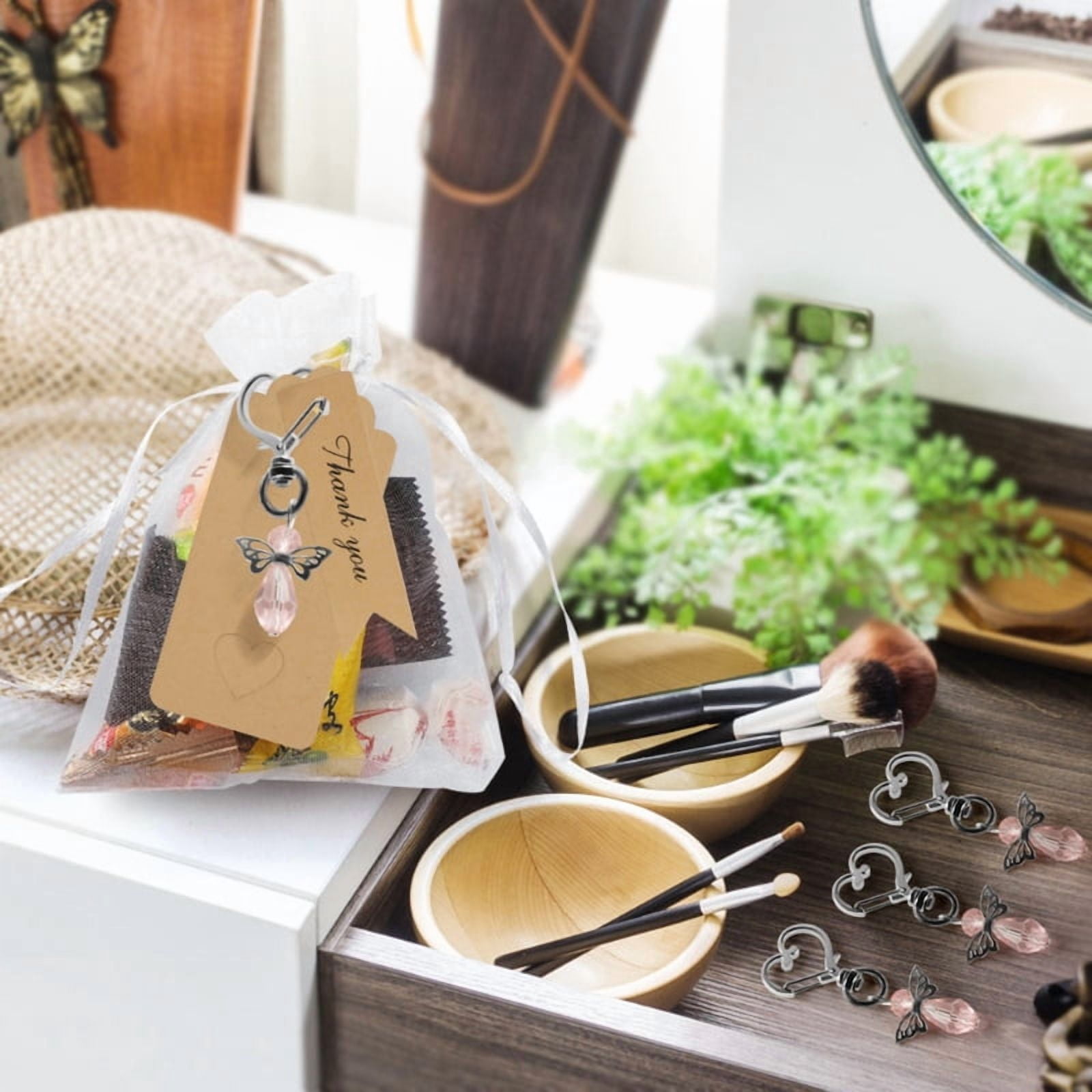 Guardian Angel Charm Keychain for Key Ring Favors Religous Guardian Angel Keycha