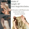 thumbnail image 5 of Sego Invisible Secret Wire in Real Hair Extensions One Piece Curly Wavy Straight Thick Hair Extension Synthetic Hairpieces for Women, 5 of 7