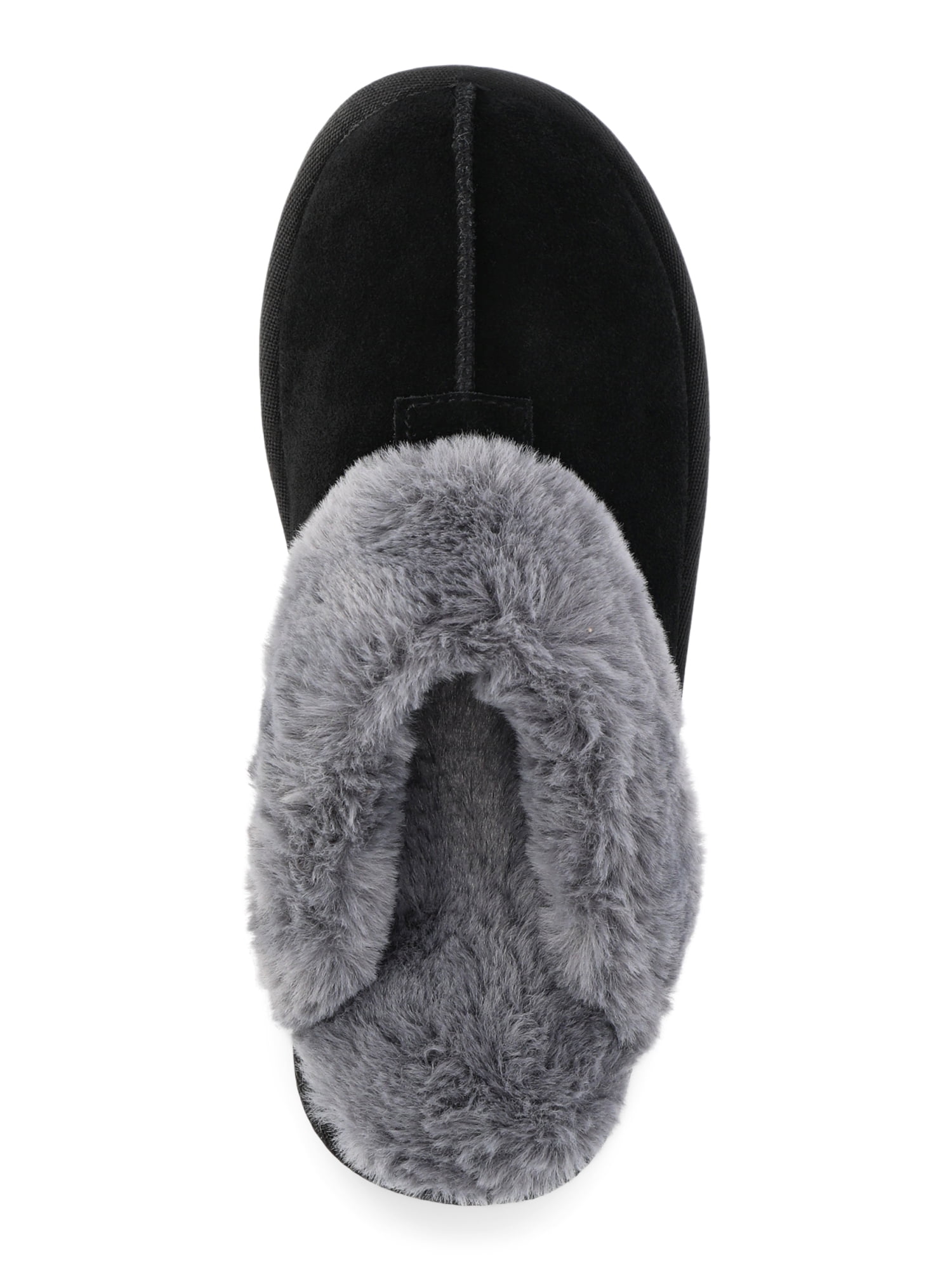 Joyspun Women's Suede Clog Slippers