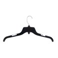 thumbnail image 1 of Recycled Plastic with Notches Shirt Hangers 17 Inch Black 25 Pack, 1 of 7