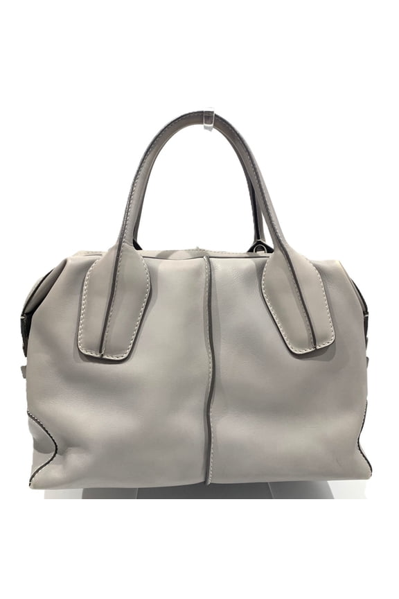 Pre-Owned Tod's D-Styling Shoulder Bag/Handbag, 2-Way, Gray (Good)