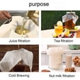thumbnail image 4 of Qjidjing 2Pcs Cheese Cloths with Closed Edges Fabric Fine Mesh Cloth, 20x20 Inch, 100% Cotton for Straining, Cooking, 4 of 8