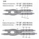 thumbnail image 4 of Brosse de coiffure souple en forme d'éventail pour cheveux cassés et cou, 4 of 4