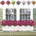 thumbnail image 7 of SLYNSHome Artificial Fake Pansy Flowers for Outdoor Spring Decor,Watermelon Red Faux Silk Pansies Plants for Front Door Porch Yard Patio Window Box Home Decor, 7 of 7