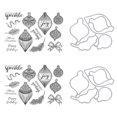 thumbnail image 2 of Patrón de Navidad ANGGREK rectangular transparente reciclable duradero para niños y niñas, 2 of 8
