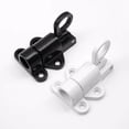 thumbnail image 4 of serony 2pcs/set Cabinet Pull Ring Spring Load Automatic Door Latch Hasp Lock White, 4 of 7
