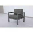 thumbnail image 5 of Cabo Club Chair Gray Aluminum Frame in Charcoal Cushion, 5 of 6