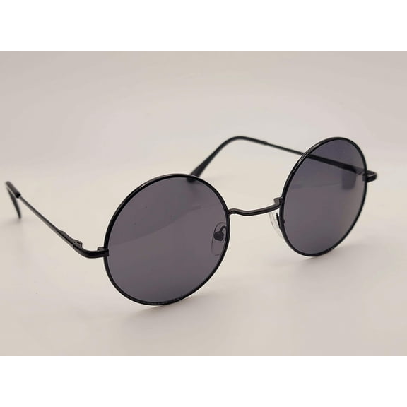 Vintage Big Round Spectacle Sunglasses Frame Fashion Hippie Lens