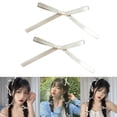 thumbnail image 2 of Giaone 1pair Bowknot Shape Duckbill Hairpin Y2k Hair Clip Elegant Hairpin for Girls, 2 of 16