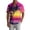2-Multicolor, variant on SELONE Graphic Tshirts for Men Button Down Short Sleeve Shirt Collared Hawaiian Shirts Tight Beach Tops Multicolor 5XL
