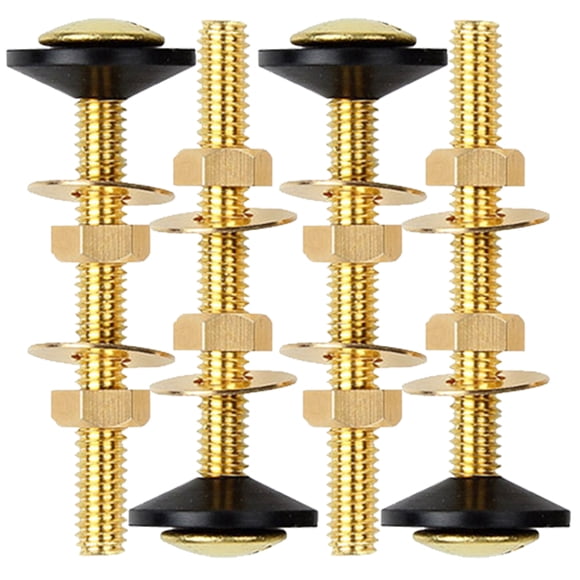 OULII 4Ud Tornillos Para De Inodoro Con Arandelas Kit Universal Resistente Y Fácil De Instalar
