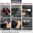 thumbnail image 4 of No Drilling Kitchen Roll Holder Wall Mounted Paper Towel Holder Paper Towel Holders With Spacious Paper Dispenser Rolls For Kitchen Black S20241227865, 4 of 5