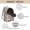 thumbnail image 4 of Lightweight Bohemian Style Backpack: Designed for Daily Use, This Durable Bag with a Front Pocket is Ideal for School, Commuting, and Vacation, a Wonderful Bohemian Gift, 4 of 5