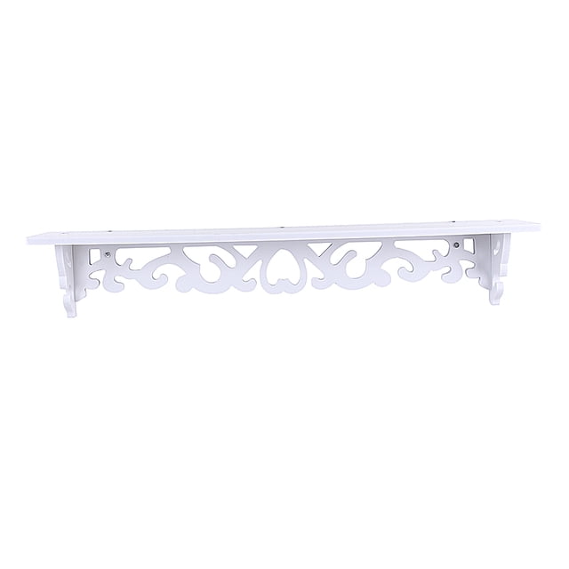 Wall Mounted Shelf, Floating Rack, Carved For Living Room Bedding Room Kids Room Study