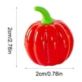 thumbnail image 3 of Linnome Random Color Pumpkin Shaped Single Hole Pencil Sharpener Compact Stationery Tool Decorative Desktop Ornament for Office Supply Use, 3 of 9
