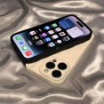 thumbnail image 4 of Funda de silicona suave para iPhone, carcasa de TPU a prueba de golpes, de lujo, mate, antiarrugas, Simple, para iPhone 15, 14, 13, 12, 11 Pro, X, XR, XS Max, 7, 8 Plus, SE, 4 of 5