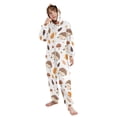 thumbnail image 5 of Cute Hedgehog Pattern One Piece Pajamas Soft Jumpsuit Cozy Sleep and Play Romper Zipper and Pockets 5T-6T, 5 of 8