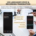 thumbnail image 4 of Dispositivo traductor de idiomas HASLED A20 138 Language AI, 4 of 7