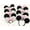 Mix, variant on Set of 12 Minnie Ears, Disney Ears, Mickey Ears, Disney Theme Party, Boys and Girls One Size Fits All (6 Black w/Red Bow & 6 Black Sequin)
