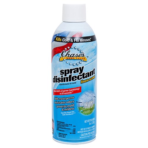 New 362213 Chase Disinfectant Spray 6 Oz Linen (12Pack) Laundry