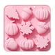 thumbnail image 1 of Moldes de silicona premium Ounissouiy para hornear con temas otoñales color rosa, 1 of 6
