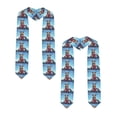 thumbnail image 2 of Haiem Elephant Sits Pattern Graduation Stole 2024 | Premium Satin Sash for Graduation Ceremony, 2 of 7