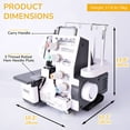 thumbnail image 2 of Máquina de Coser Serger Lumina Sienna Industrial Grade, 2 of 9