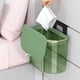 thumbnail image 5 of Bote de basura de pared montado adecuado para hogar, baño, cocina, dormitorio con tapa, basurero con tapa especial para almacenamiento de basura de cocina, 5 of 6
