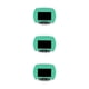 thumbnail image 5 of Wosthever Contador de pasos electrónico para caminar con pantalla LCD Contador de calorías Podómetro digital Jogging Senderismo al aire libre Verde 3piezas, 5 of 6