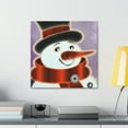 thumbnail image 5 of "Snowman's Art Deco Aura" - Canvas, 5 of 25