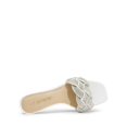 thumbnail image 4 of Sandalia DREAM PAIRS SDHS2216W Tacones Bajos con Pedrería Blanca, 4 of 5