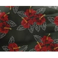 thumbnail image 4 of oneOone Georgette Viscose Fabric Leaves & Floral Artistic Sashiko Print Decor Fabric Printed BTY 42 Inch Wide, 4 of 4