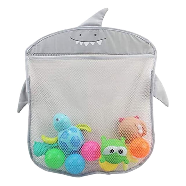 Almacenamiento De Juguetes, Organizador De Juguetes De Baño Montado En La Pared, Bolsa De Malla Colgante De Dibujos Animados Para Juguetes De Baño seitruly HA041360-01