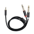 thumbnail image 1 of Cable de audio Dual RCA Giratorio Cateissary chapado en oro 6.35, 1 of 6
